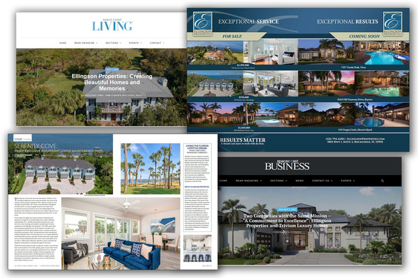 Online magazines examples Ellingson Properties advertises 